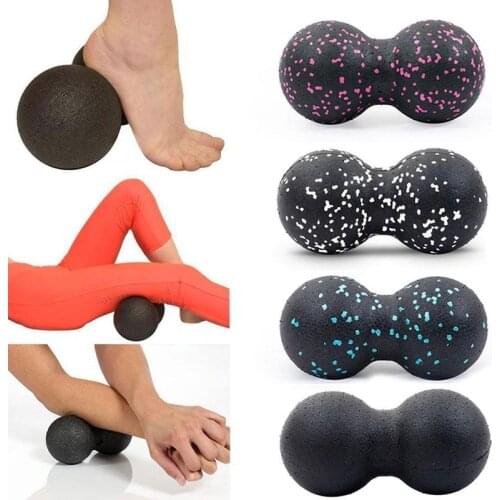 EPP Fitness Peanut Massage Ball Set Lacrosse ball for Shoulder Back Legs Rehabilitation Therapy Training