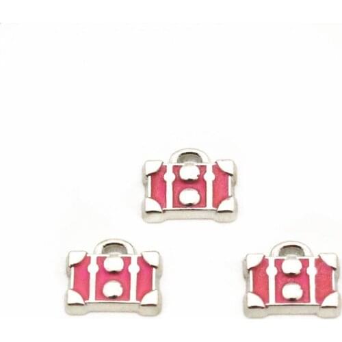 Newest 12pcs/lot charms handbag Floating Charms for Floating Memory charms Lockets DIY Jewelry