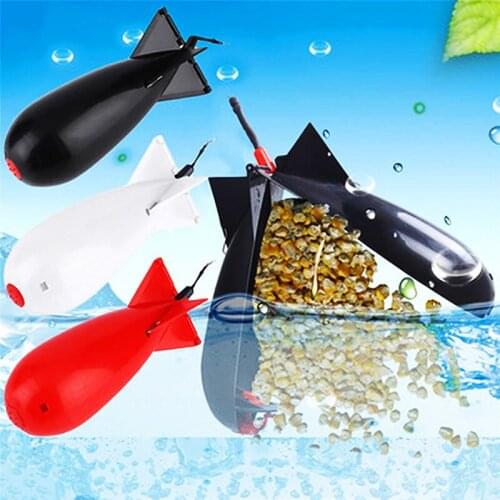 Carp Fishing Rocket Feeder Large Small Spod Bomb Float Lure Bait Holder 1 Size Pellet Rockets Feeders Position Gear Accessories