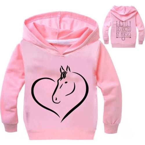 Spring Autumn New Hooded Kids Sweatshirts Girls Sweatshirts Pink Clothes Childrens Boys Black Shirt Sportswear Long Sleeve 2021