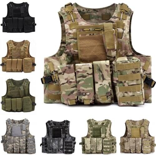 NEW Military Tactical Vest Molle Combat Hunting Gear Quick Release Training Equipment Airsoft 094K M4 Magazine Pouch Combat Gear