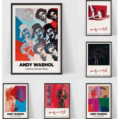 Andy Warhol Hammer and Sickle Exhibition Poster / Digital Download USSR Art Print / Printable Soviet Union Art Poster