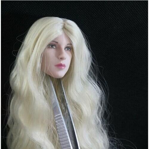 1/6 European Girl Head Young Female Head Sculpted Fit 12'' PH female Figure body in stock