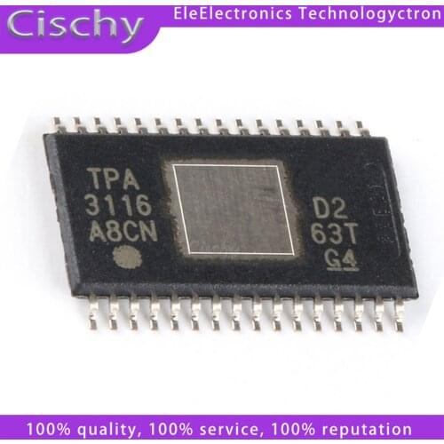 2PCS TPA3116D2DADR HTSSOP32 TPA3116D2 HTSSOP-32 TPA3116 TSSOP IC chip original