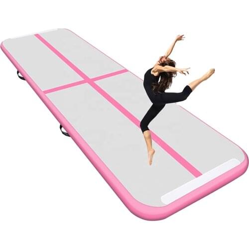 Free Shipping 4m 5m 6m Inflatable Gymnastic Air track Tumbling Mat Air Floor Yoga Mat Track For Home Use Gymnastics Training