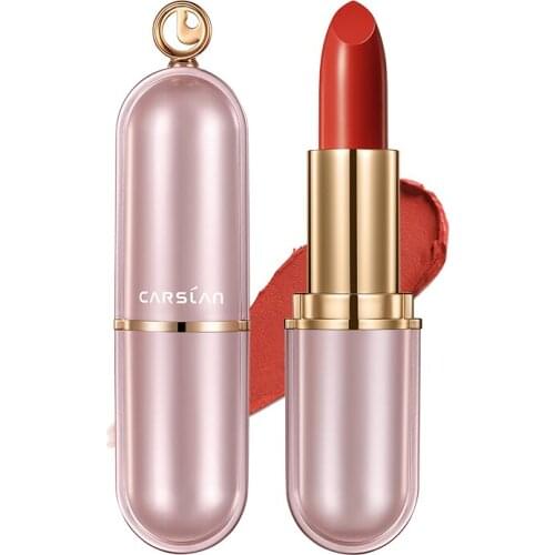CARSLAN Light Fog Lipstick Lasting Moisturizing Discoloration Resistant Waterproof Matte