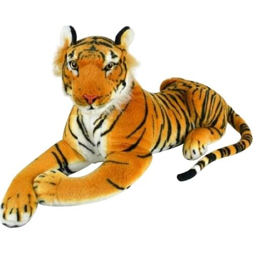 CHILDREN PLUSH ARTIFICIAL SIMULATION Tiger fur FABRIC DOLL TOYS doudous