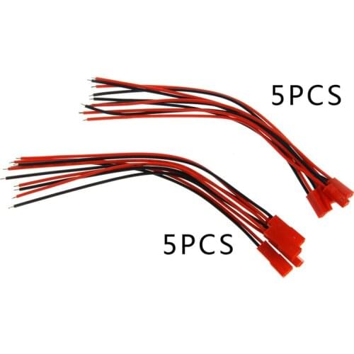 5 Pair 150mm Male Female Plug 2-pin Connector Cable Wire For RC Lipo Battery