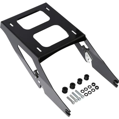 Motorcycle Black Two Up Mount Rack For Harley Softail Sport Glide FLSB 2018-2021 2020 2019