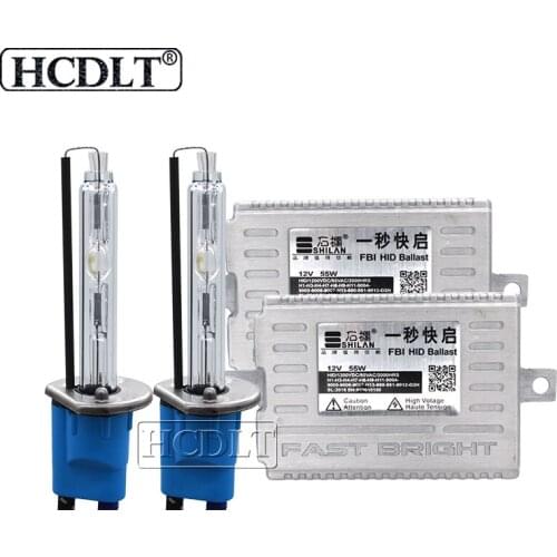 HCDLT 55W Xenon HID Conversion Kit Xenon H7 55W 5500K HID H1 H11 HB3 HB4 9012 D2H Car Light Headlamp Bulb AC Fast Start Ballast