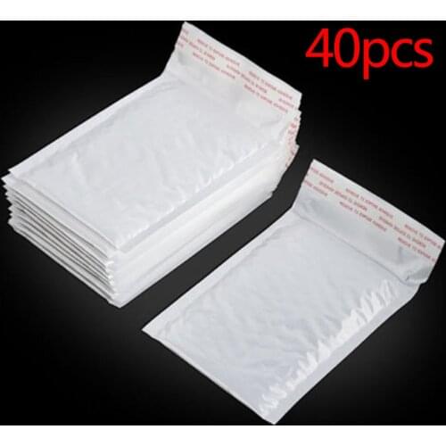 40Pcs 150*180mm White Pearl Film Bubble Envelope Courier Express Bags Waterproof Packaging Mailing Bags