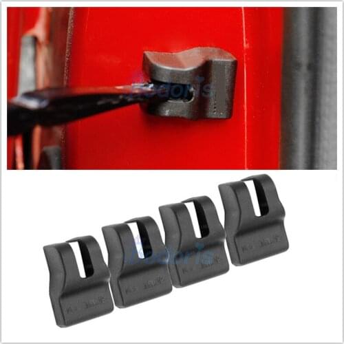 For Mitsubishi Outlander Sport Lancer Door Anti Stop Buckle Cover Catch Case Anti-Rust Cap Car Styling Accessories