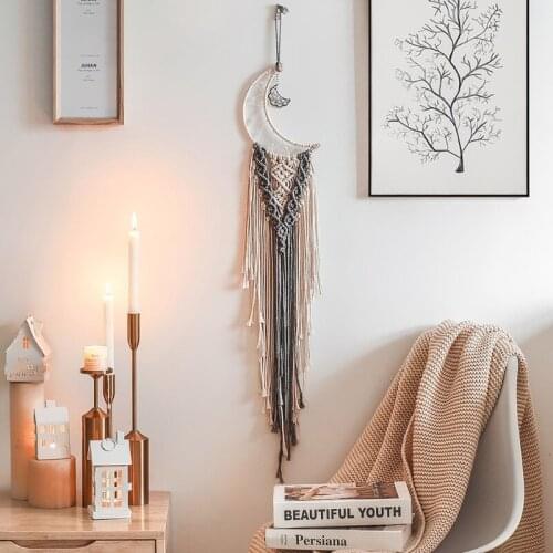 Moon Metal Craft Hoops Dream Catcher Rings for DIY Dreamcatchers Wreaths Macrame 62KD