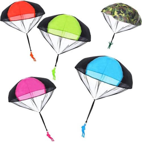 Mini Soldier Toy Hand Throwing Parachute Kids Outdoor Funny Toys Game Play Educational Toys for Children Fly Parachute Sport