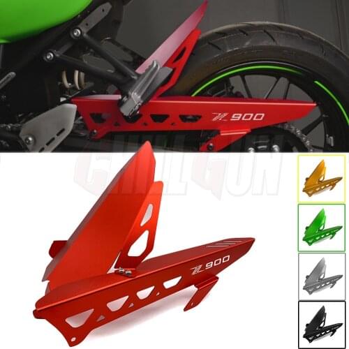 Motorcycle Accessories CNC Rear Fender Mudguard Chain Guard With Fender Cover For KAWASAKI Z900 Z-900 2017 2018 2019 2020 Z 900