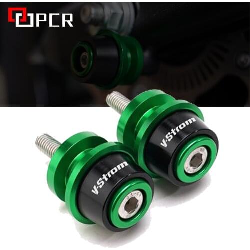 8mm Motorcycle Swingarm Spools Slider Stand Screw Bolts For SUZUKI DL650 V-Strom DL1000 DL 650/XT 1000/XT VStrom Accessories
