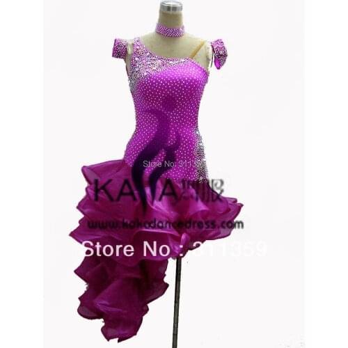 New Arrival, KAKA-L130353, Latin dance wear,tango salsa samba rumba chacha waltz dance suit,girl child latin dance dress