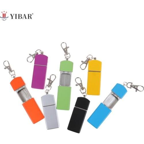 Office And Mall Creative Portable Mini Ashtray Simple ABS Cigarette Ash Holder Pocket Smoking Ash Tray With Lid Keychain