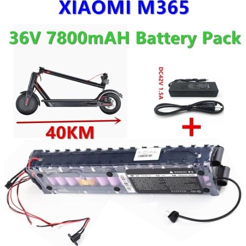 Original 36V 7.8Ah battery ForXiaomi M356 M356 Pro Special battery pack 36V battery 7800mAh Riding 40km BMS+Charger