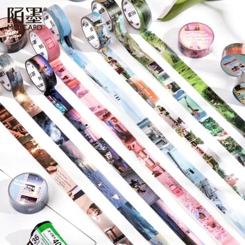 Romantic Movie Decoration Tape Paper Washi Masking Tape Creative Scrapbooking Stationary School Supplies