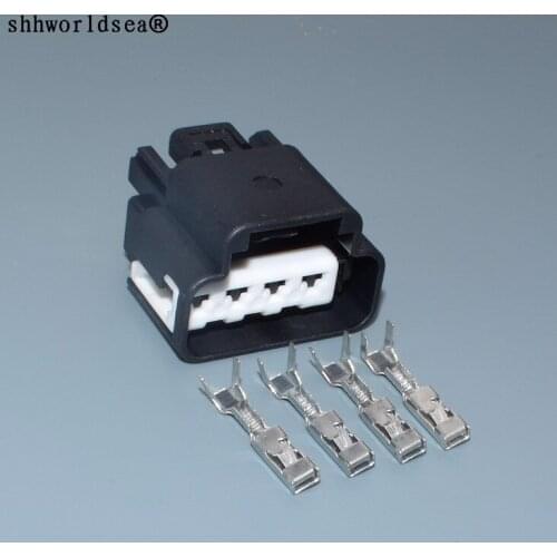 Shhworldsea 4 Pin 2.8mm Automotive Electric Automobile Female Connector Plugs For Car Wiring Harness Socket