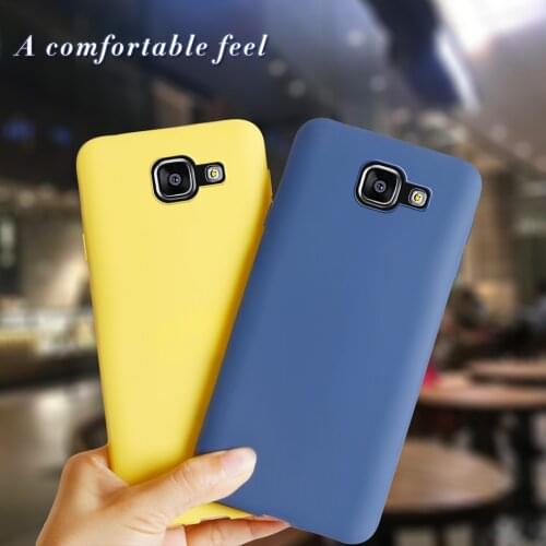 Phone Cases For Samsung Galaxy A5 2016 Silicone Case Matte Soft TPU Cover For Samsung A5 2016 A510 A510F A510H Back Cover Coque