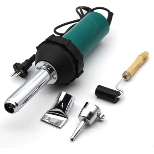 1080W 220V Plastic Hot Air Welding Gun Torch With Nozzle Roller Plastic Welding Machine Heat Gun Kit Welder For Bumper PP PVC