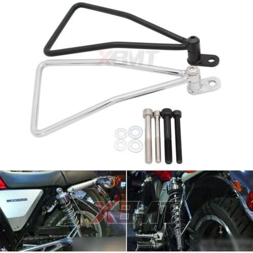 Motorcycle Universal Saddlebag Support Bars Mounts Bracket Side Luggage For Honda CB 1100 CB1100