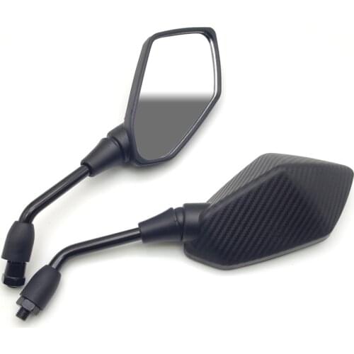 Universal 10mm motorcycle mirror Accessories Black Side Rearview Mirrors FOR z650 trk 502 xvs 650 honda vfr aprilia cbr 954