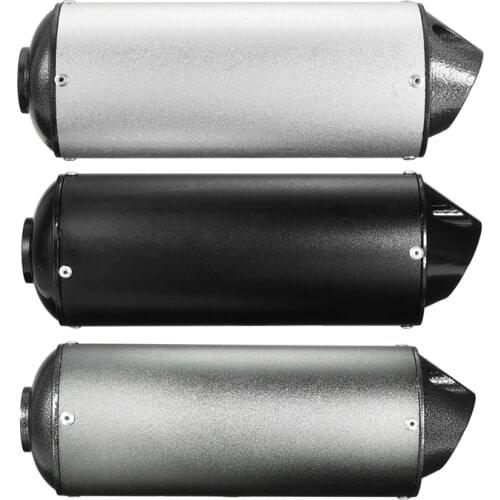 28mm Exhausts Motorcycle Exhaust Pipe Tail Section Muffler Exhaust Pipe Clamp 50cc 110cc 125cc Dirt Pit Rro Quad Bike