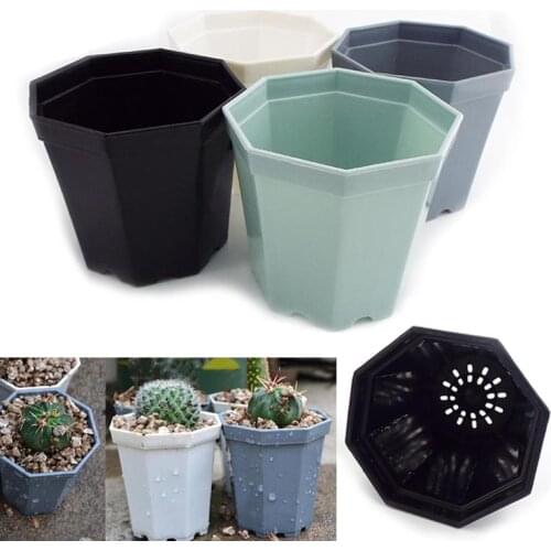 1pc Plastic Square Plant Flower Pot Home Garden Planter Tools Plant Pots Gardening Nursery Pots for Herb Succulents