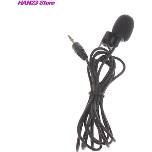 2m Long Wired Handsfree 3.5 Mm Stereo Jack Mini Car Microphone External Mic For PC Car DVD GPS Player Radio Audio Microphone