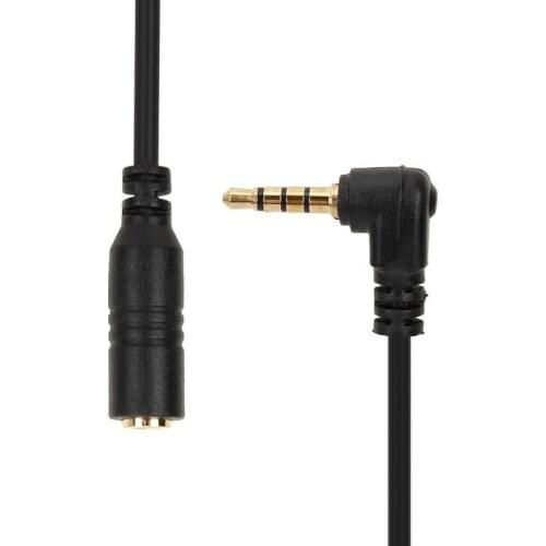 3.5mm Earphone Headphone Adapter Connector TRS to TRRS Converter Cable Line microfone