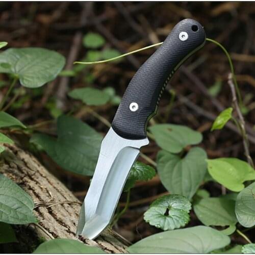 Free mail sharp D2 steel outdoor straight knife field survival knife wilderness self defense Dec tool knife