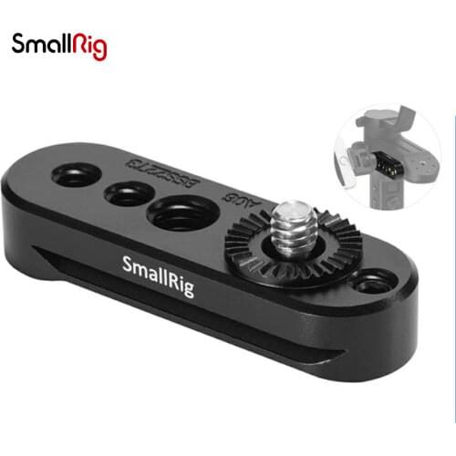 SmallRig Side Mounting Plate with Rosette for Zhiyun Weebill LAB/CRANE 3 LAB/3S Gimbal Quick Release Plate With Nato Rail -2273