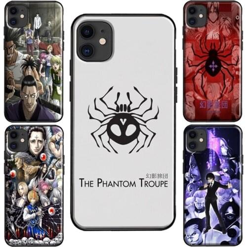 Phantom Troupe Hunter X Hunter Case For iPhone 11 Pro Max XS X XR 6S 7 8 Plus SE 2020 For iPhone 12 Pro Max mini Coque