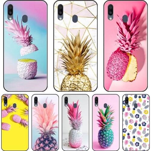 Yellow Pineapple Case For Samsung Galaxy M10 M20 M30 M40 Silicone Back Cover For Samsung Galaxy M10 M20 M30 M40 Phone Case