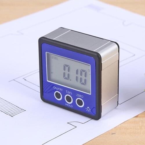 Digital Level Protractor Inclinometer Magnetic Digital Inclinometer Electronic Level And Angle Gauge Angle Measuring Tools