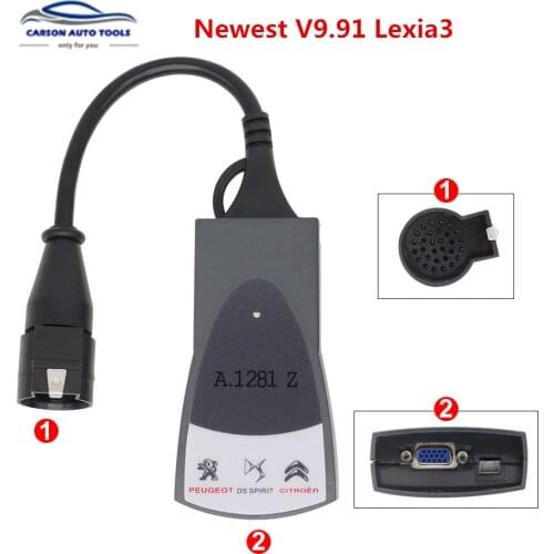 Hot Sale Newest V7.83 Lexia3 Lexia 3 V48 Diagnostic Tool Lexia-3 PP2000 V25 With New Diagbox ArrivalFirmware 921815C Diagnostic