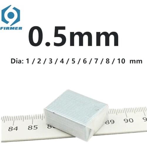 0.5mm Thin Magnet Dia. 1-10mm Micro Disc Imanes De Neodinio Medical Neodymium Sensor Mini Metal Magnetic Stick 100pcs Small