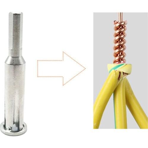 Electrical Twist Wire Tool 2~4 Hole Electrician Universal Automatic Twisting Wire Stripping Doubling Machine Connector