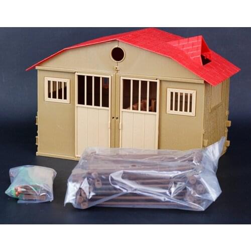 Pvc figure horse stable Decoration model toy