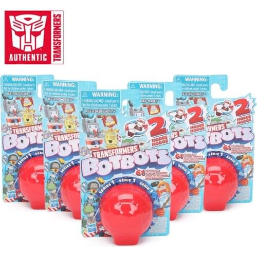5pcs/set Transformers Toys Botbots Toys Series 1 Bumblebee Optimus prime Megatron Action Figure Mystery 2-in-1 Collectible Model
