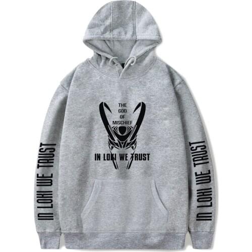 Newest Sweatshirt Loki Hoodies Men/Women Autumn Winter Fashion Casual Hip Hop Hoodie Print Loki Pullover Hooded Sweatshirt