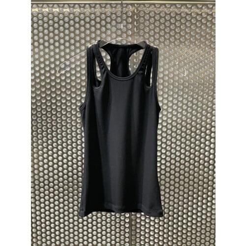 New women fashion 2021 sleeveless sexy casual solid color double shoulder strap vest 0324