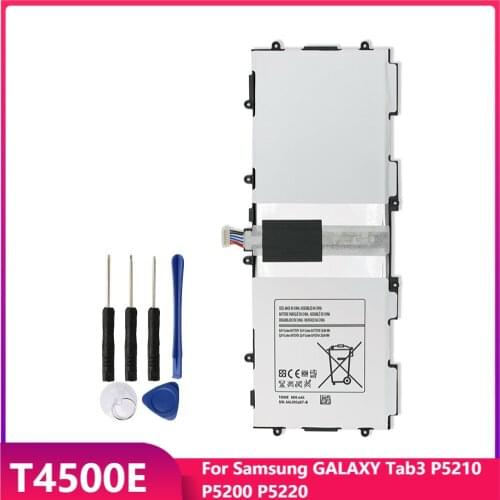 Original Tablet Battery T4500E For Samsung GALAXY Tab3 P5210 P5200 P5220 T4500C T4500K Replacement Rechargeable Battery 6800mAh