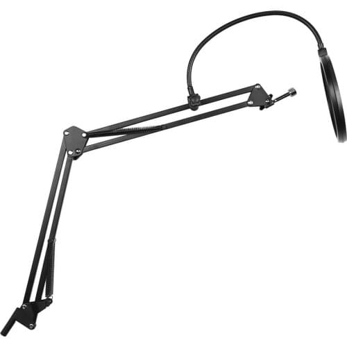 Microphone Scissor Arm Stand Bm800 Holder Tripod Microphone Stand With A Spider Cantilever Bracket Universal Shock Mount