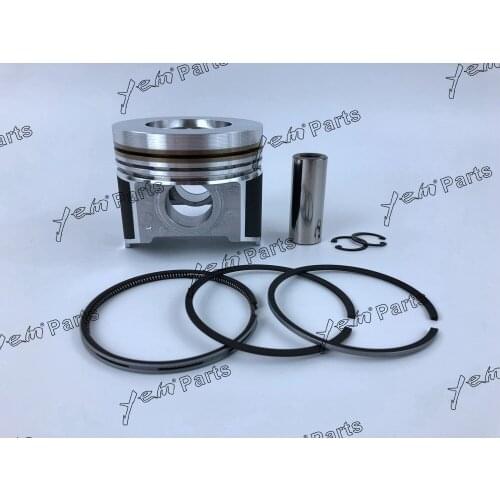For kubota engine parts V3800 V3800-TI Piston 1J574-21112 & piston ring holes 59mm