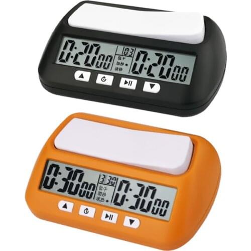 Professional Chess Clock Digital Watch Count Up Down Timer Board Game Stopwatch 53CD