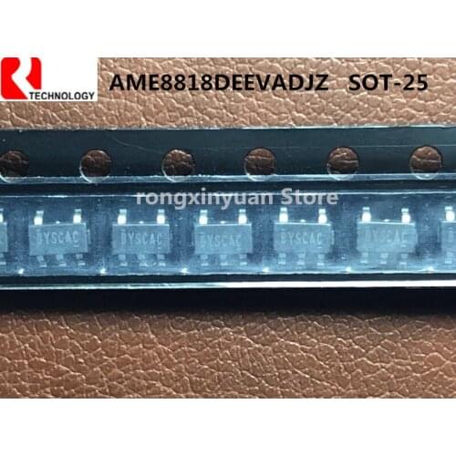 AME8818DEEVADJZ AME8818DEEVADJ ADJ BYSMXX SOT-25 Low Dropout 300mA CMOS Regulator 100% New original AME8818